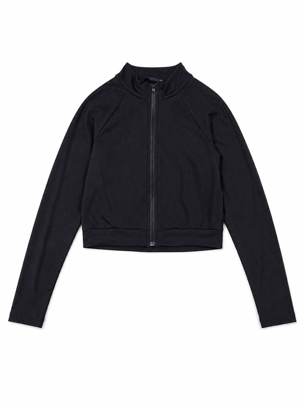 Black Zip-Front Women's Jacket